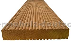 thKiefer-ger.jpg - Thermokiefer Glattkantdiele 26 x 140 mm Oberfläche geriffelt